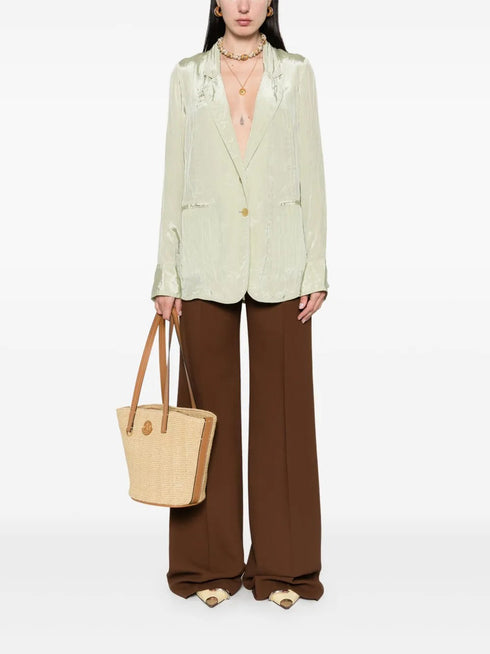 FORTE FORTE CRINKLED BLAZER